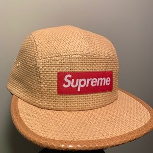 Raffia Camp Cap